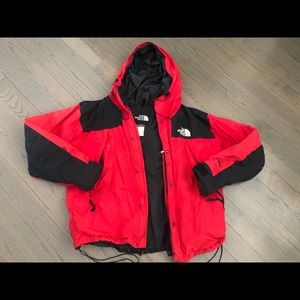 The North Face 1996 vintage mountain jacket red